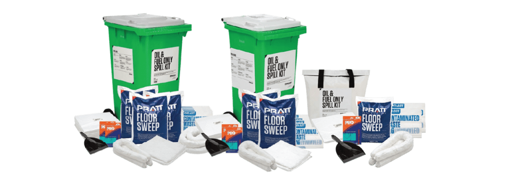 Fresh & Clean Oil & Fuel Only Spill Kits (White)