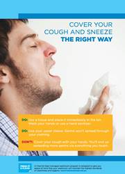 Cover your cough and sneeze the right way