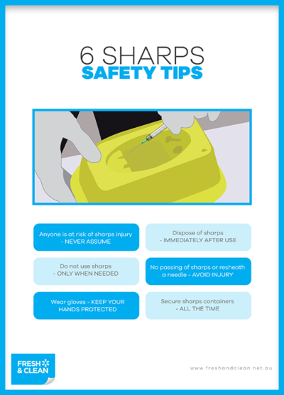 fresh-and-clean-sharps-disposal-poster-A4-6-sharps-safety-tips ...