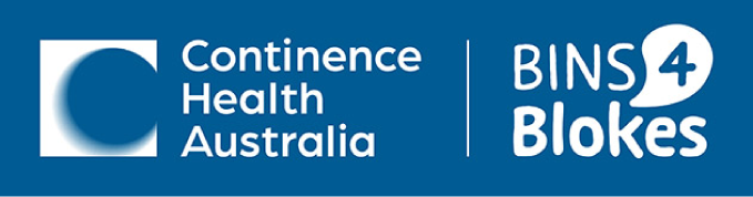 continence health au-bins4blokes Logos